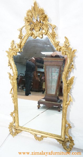 Mirror Ukir Emas