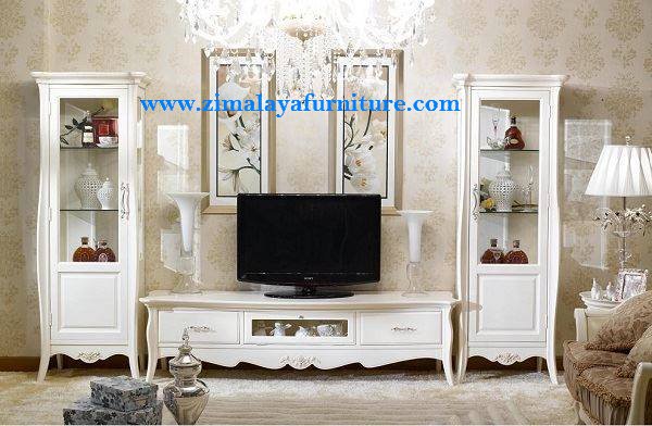 Buffet TV Warna Putih