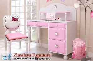 Meja Belajar Hello Kitty