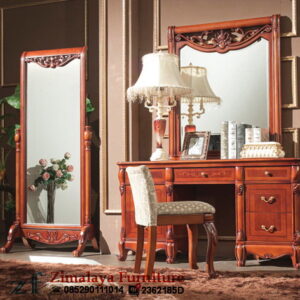 Set Meja Rias Jati