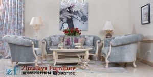 Sofa Tamu Putih Elegan