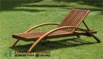 Kursi Lounger Kayu Jati