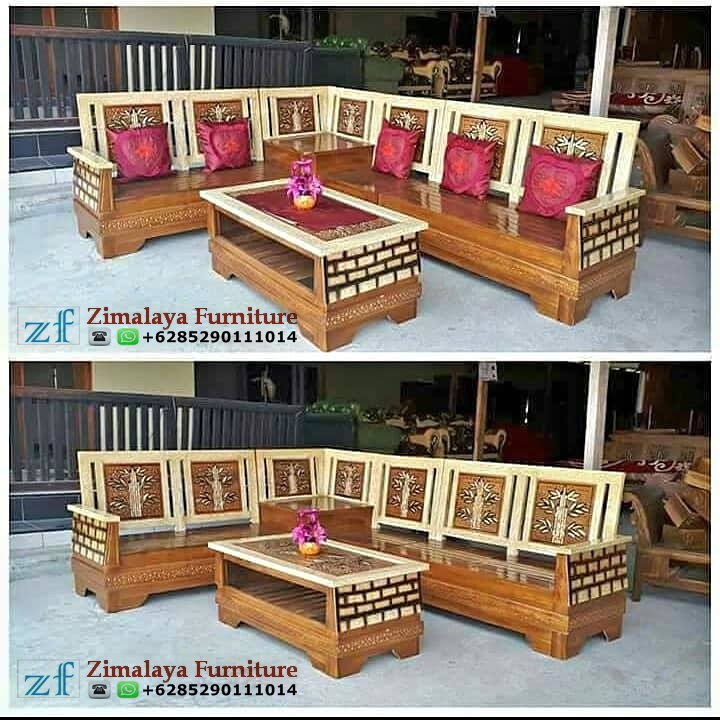  Kursi  Tamu Sudut  Minimalis Zimalaya Furniture