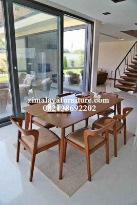 Meja Makan Minimalis 6 Kursi Modern