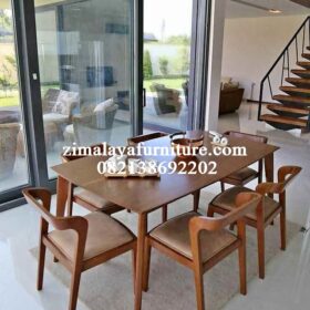Meja Makan Minimalis 6 Kursi Modern