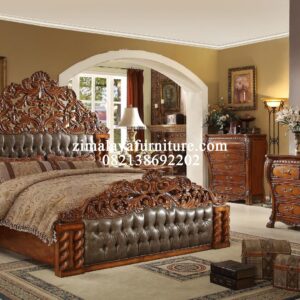 Tempat Tidur Klasik Ukir Mewah
